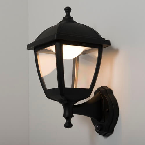 KSR1513 Bastia 8W LED 4 Sided Up Down Wall Lantern with PIR Sensor